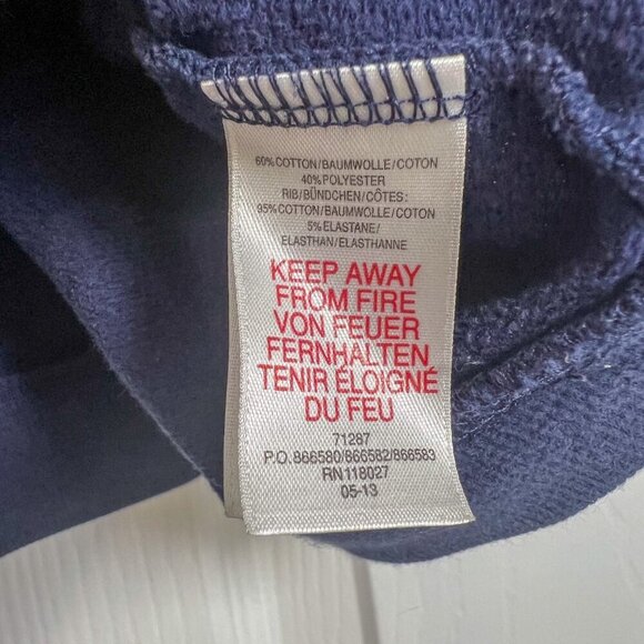 Mini Boden Toddler Boy's Navy Crewneck with Pocket Size 18-24M - Picture 3 of 4